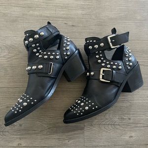 KURT GEIGER - Studded Booties - Size 37